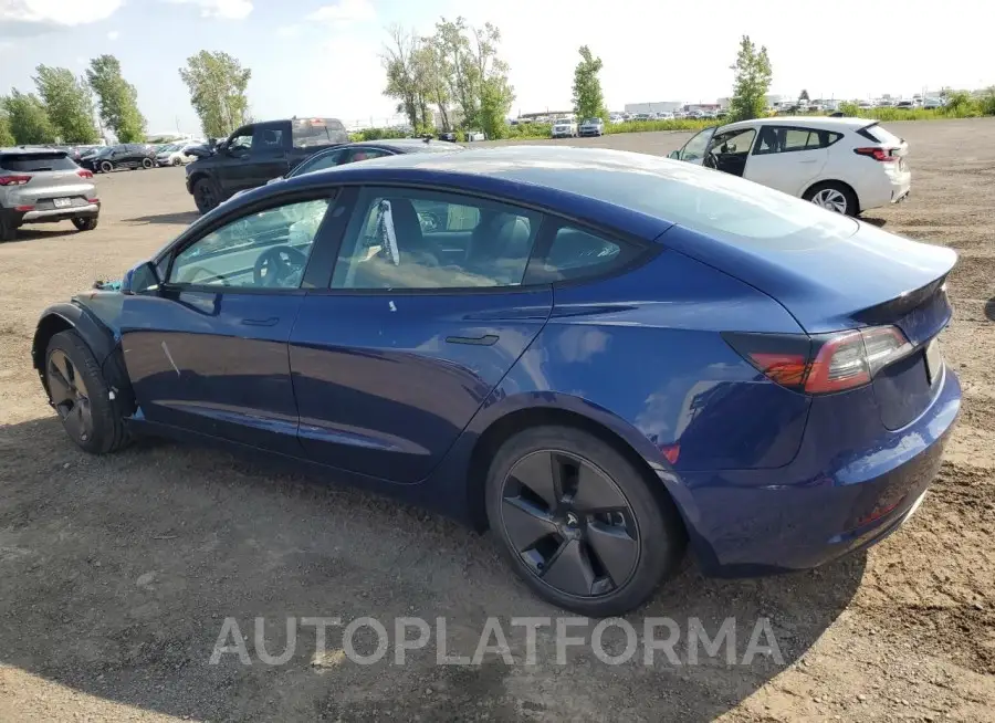 TESLA MODEL 3 2022 vin 5YJ3E1EA9NF196230 from auto auction Copart