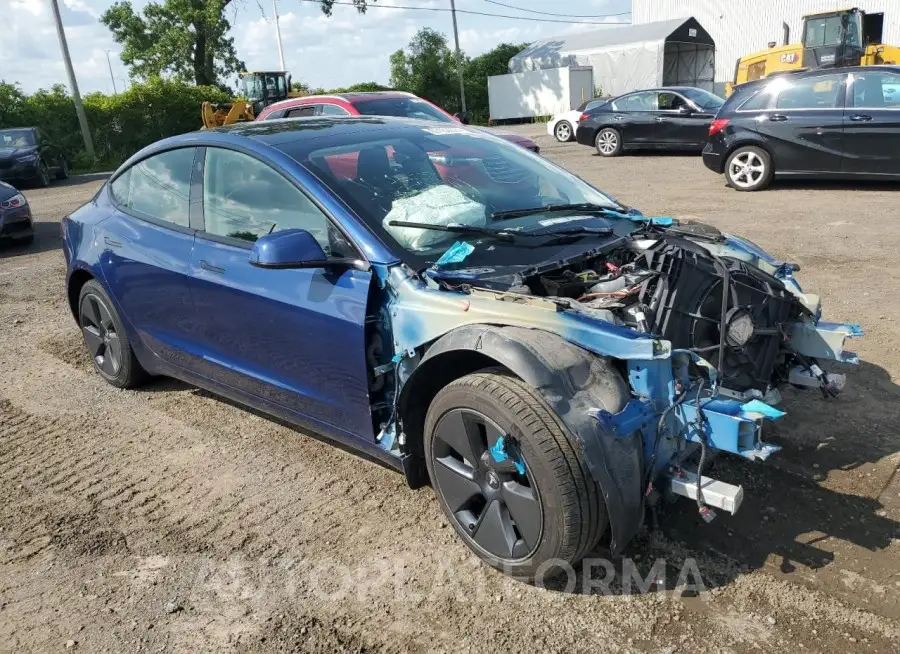 TESLA MODEL 3 2022 vin 5YJ3E1EA9NF196230 from auto auction Copart