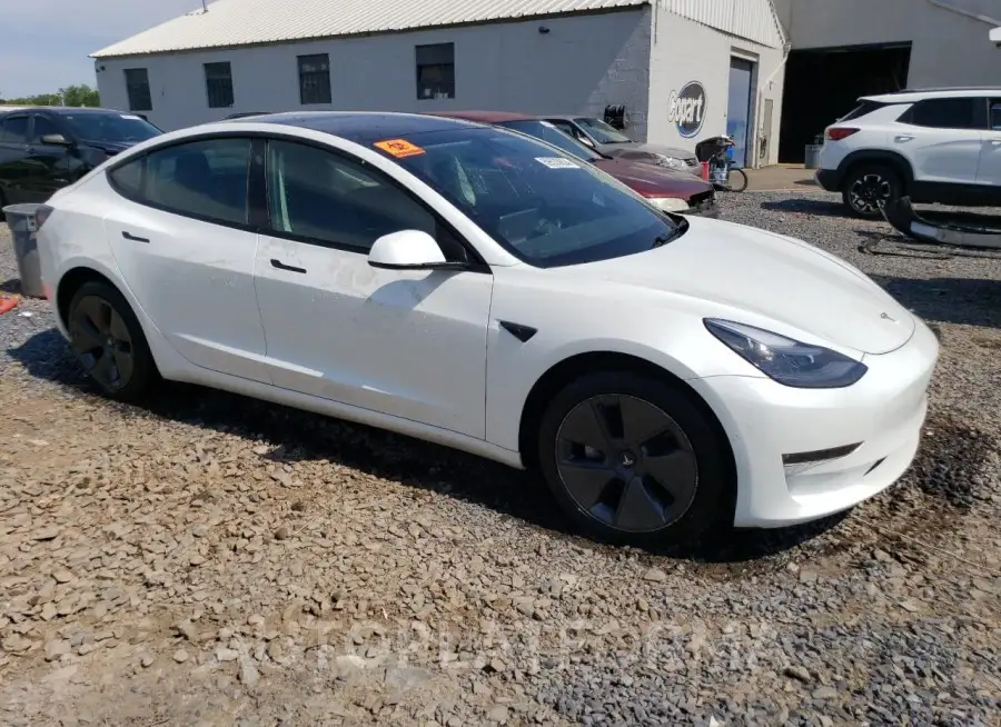 TESLA MODEL 3 2022 vin 5YJ3E1EB6NF324691 from auto auction Copart