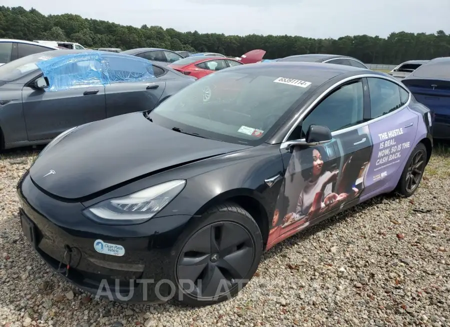 TESLA MODEL 3 2018 vin 5YJ3E1EB9JF113625 from auto auction Copart