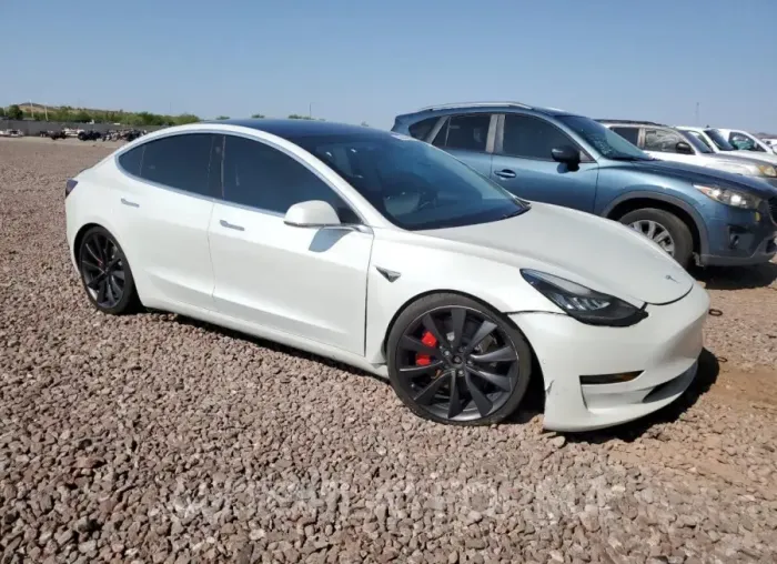 TESLA MODEL 3 2020 vin 5YJ3E1EC1LF715043 from auto auction Copart