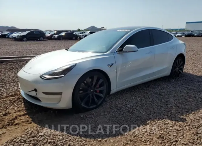 TESLA MODEL 3 2020 vin 5YJ3E1EC1LF715043 from auto auction Copart