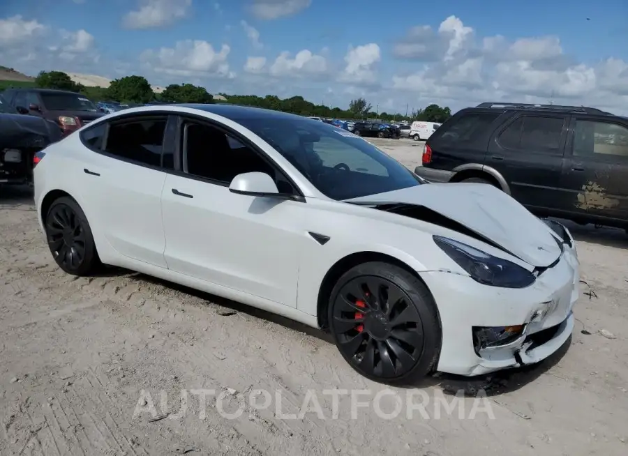 TESLA MODEL 3 2023 vin 5YJ3E1EC6PF382408 from auto auction Copart