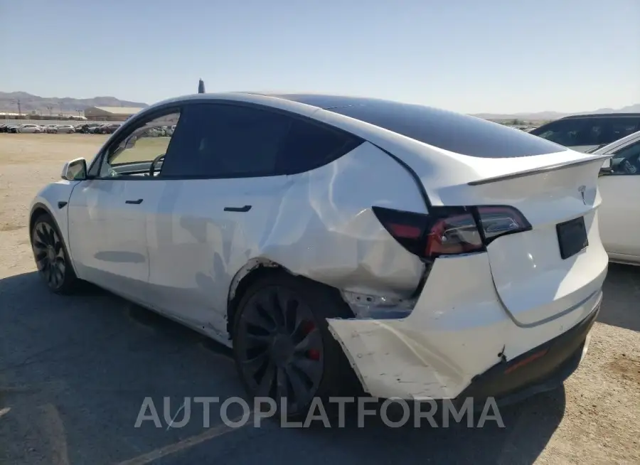 TESLA MODEL Y 2022 vin 7SAYGDEF2NF395152 from auto auction Copart