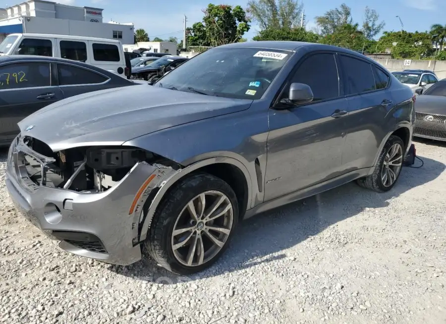 BMW X6 XDRIVE3 2016 vin 5UXKU2C50G0N78527 from auto auction Copart