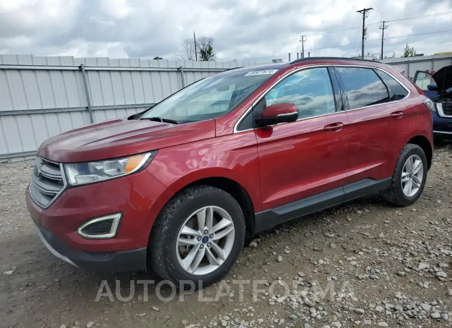 FORD EDGE SEL 2017 vin 2FMPK4J97HBB55406 from auto auction Copart