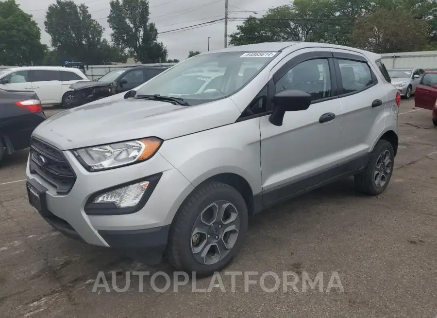 FORD ECOSPORT S 2020 vin MAJ6S3FL8LC329206 from auto auction Copart