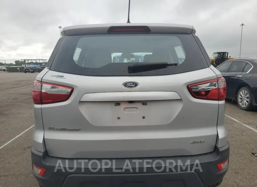 FORD ECOSPORT S 2020 vin MAJ6S3FL8LC329206 from auto auction Copart