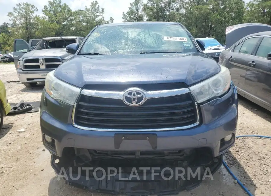 TOYOTA HIGHLANDER 2016 vin 5TDBKRFH5GS245016 from auto auction Copart