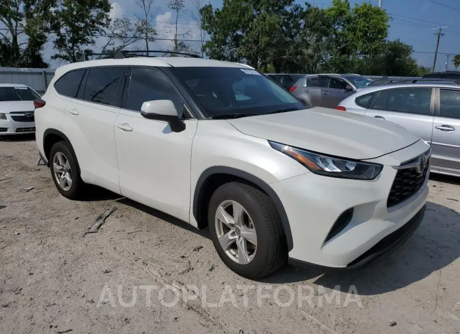 TOYOTA HIGHLANDER 2020 vin 5TDCZRAH3LS500263 from auto auction Copart