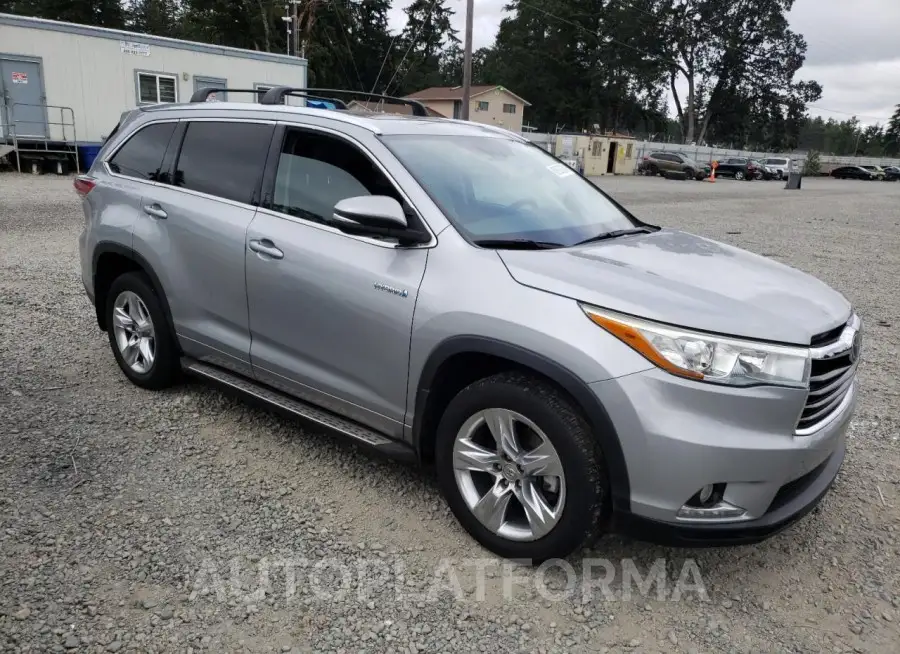 TOYOTA HIGHLANDER 2015 vin 5TDDCRFH1FS012786 from auto auction Copart