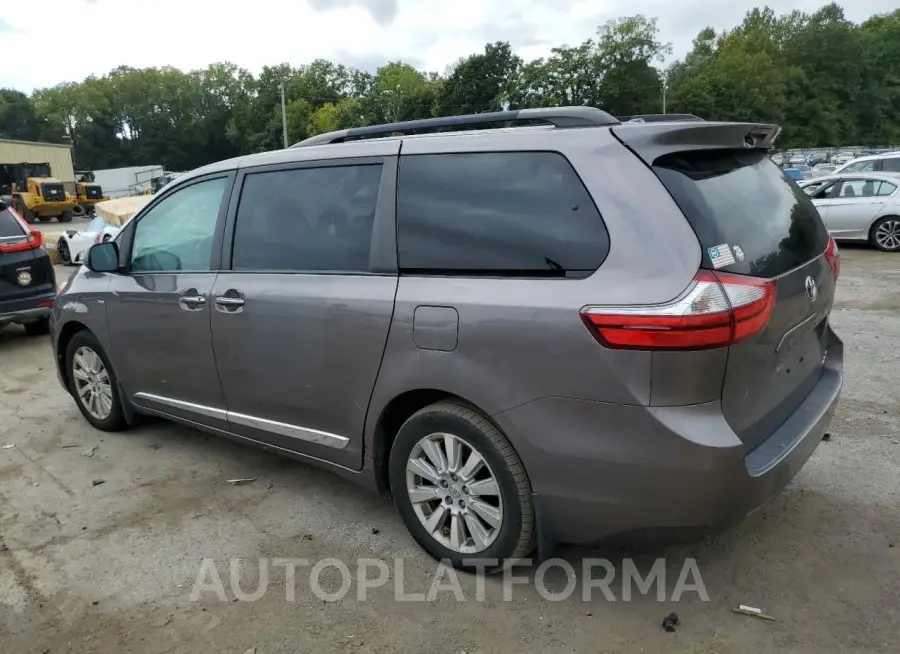 TOYOTA SIENNA XLE 2016 vin 5TDDK3DC4GS140268 from auto auction Copart