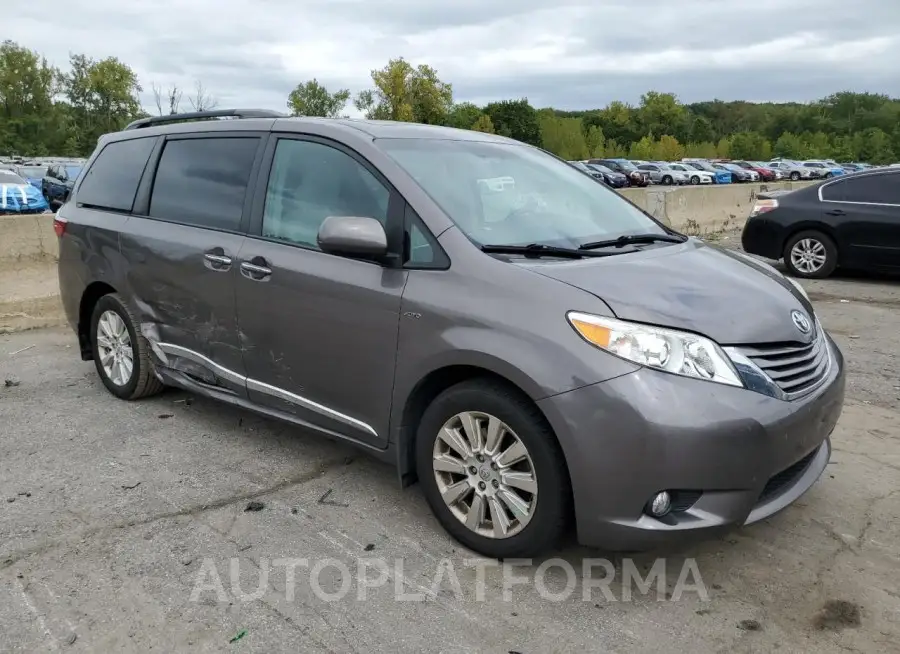 TOYOTA SIENNA XLE 2016 vin 5TDDK3DC4GS140268 from auto auction Copart