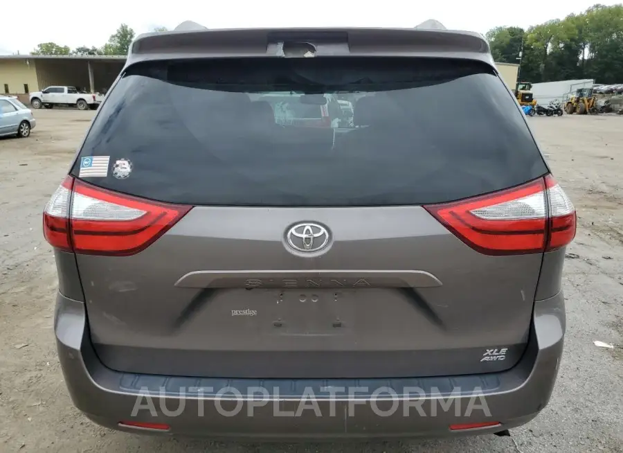 TOYOTA SIENNA XLE 2016 vin 5TDDK3DC4GS140268 from auto auction Copart