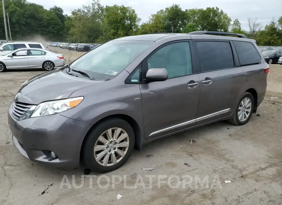 TOYOTA SIENNA XLE 2016 vin 5TDDK3DC4GS140268 from auto auction Copart