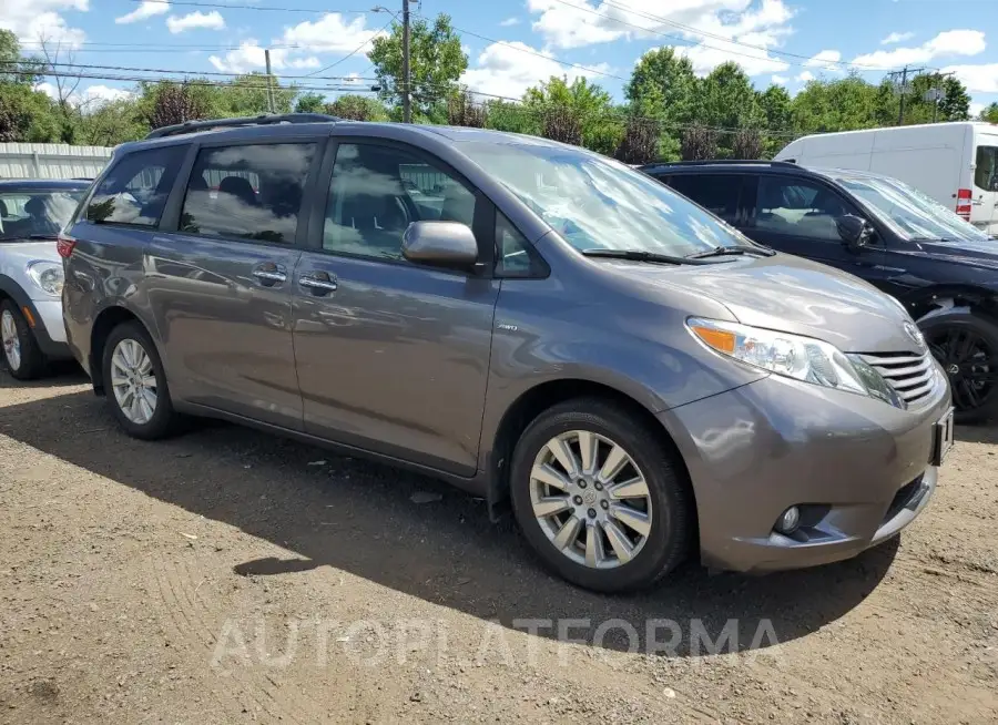 TOYOTA SIENNA XLE 2017 vin 5TDDZ3DC0HS165990 from auto auction Copart