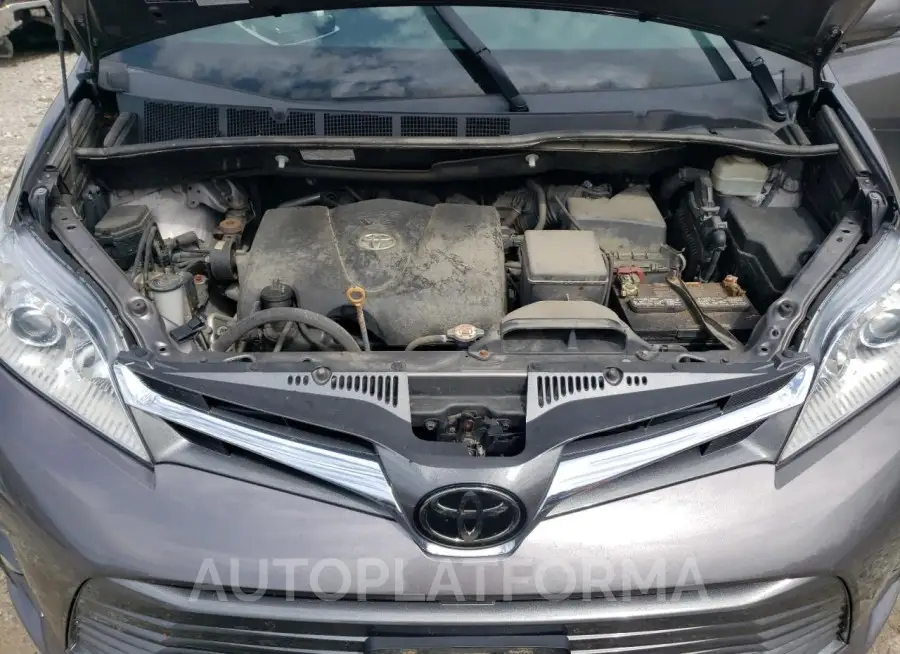 TOYOTA SIENNA XLE 2018 vin 5TDDZ3DC1JS202423 from auto auction Copart