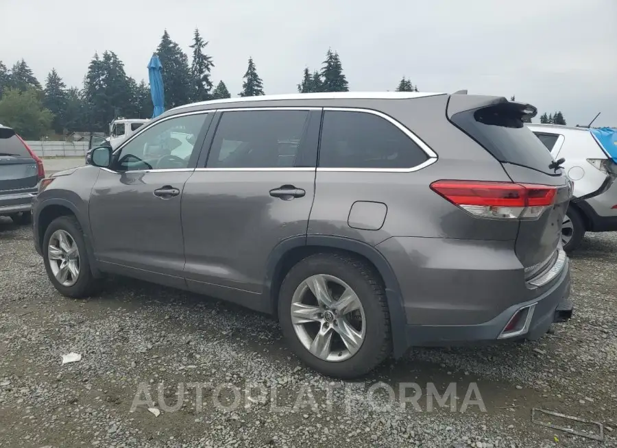 TOYOTA HIGHLANDER 2018 vin 5TDDZRFH8JS863586 from auto auction Copart