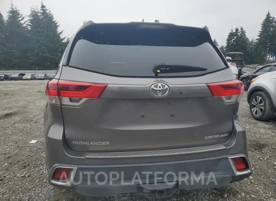 TOYOTA HIGHLANDER 2018 vin 5TDDZRFH8JS863586 from auto auction Copart