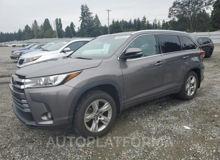 TOYOTA HIGHLANDER 2018 vin 5TDDZRFH8JS863586 from auto auction Copart