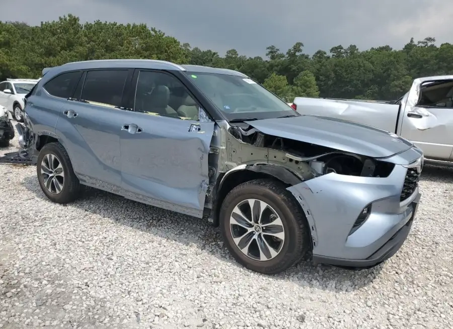 TOYOTA HIGHLANDER 2022 vin 5TDGZRAH1NS099414 from auto auction Copart