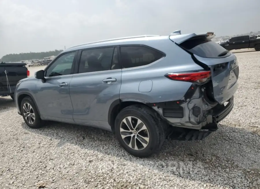 TOYOTA HIGHLANDER 2022 vin 5TDGZRAH1NS099414 from auto auction Copart