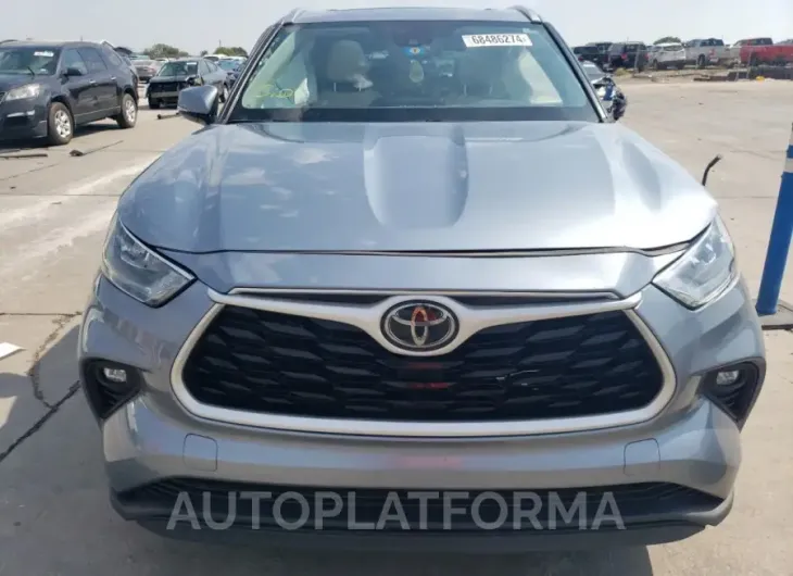 TOYOTA HIGHLANDER 2020 vin 5TDGZRAH3LS023464 from auto auction Copart