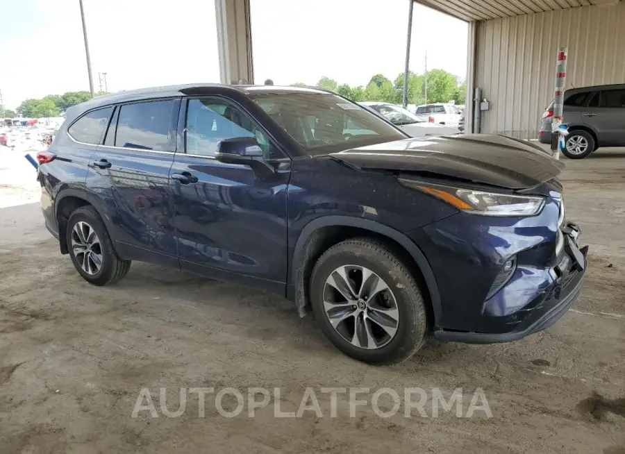 TOYOTA HIGHLANDER 2022 vin 5TDGZRBH0NS181214 from auto auction Copart