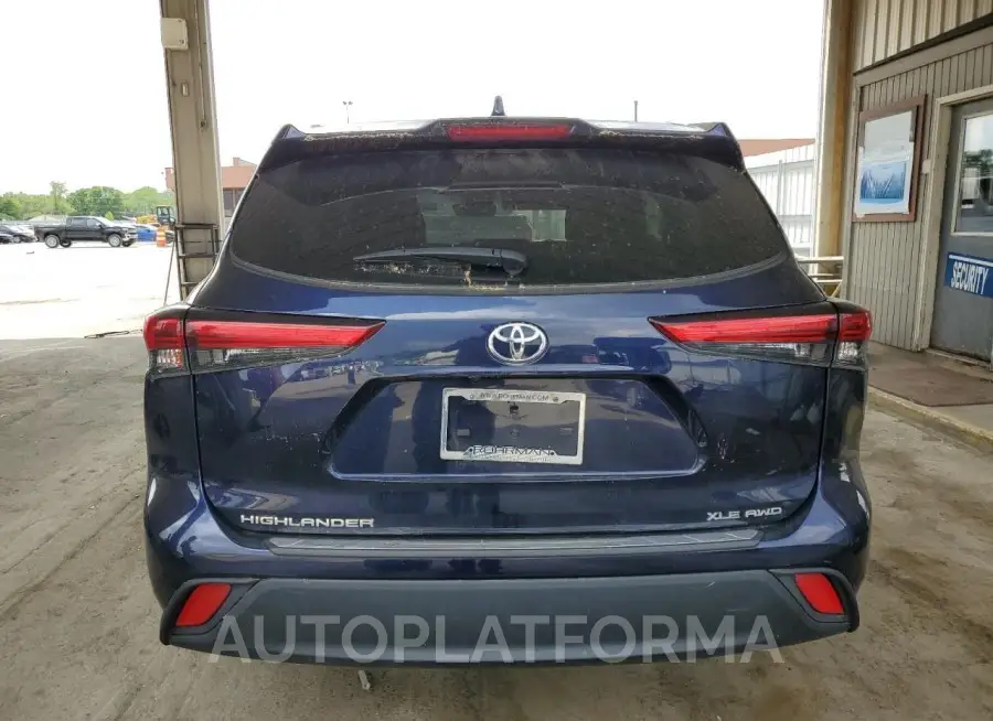 TOYOTA HIGHLANDER 2022 vin 5TDGZRBH0NS181214 from auto auction Copart