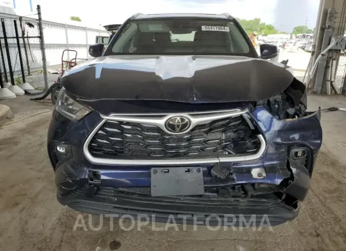 TOYOTA HIGHLANDER 2022 vin 5TDGZRBH0NS181214 from auto auction Copart