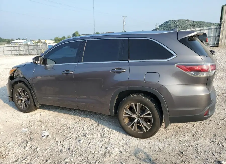 TOYOTA HIGHLANDER 2016 vin 5TDJKRFH0GS288559 from auto auction Copart