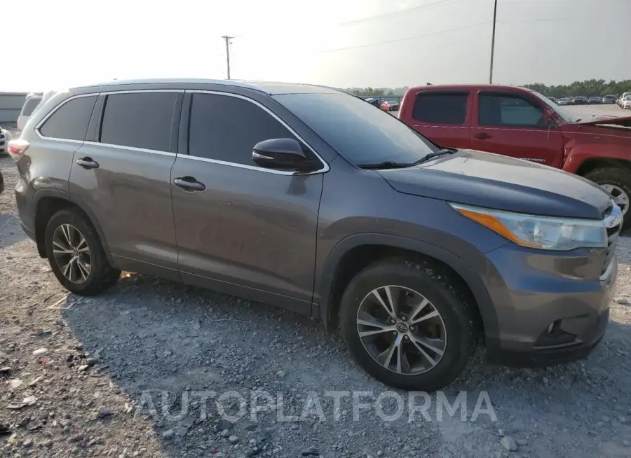 TOYOTA HIGHLANDER 2016 vin 5TDJKRFH0GS288559 from auto auction Copart