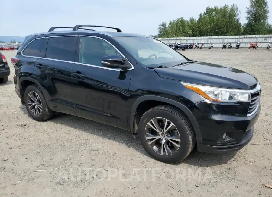 TOYOTA HIGHLANDER 2016 vin 5TDJKRFH0GS293907 from auto auction Copart