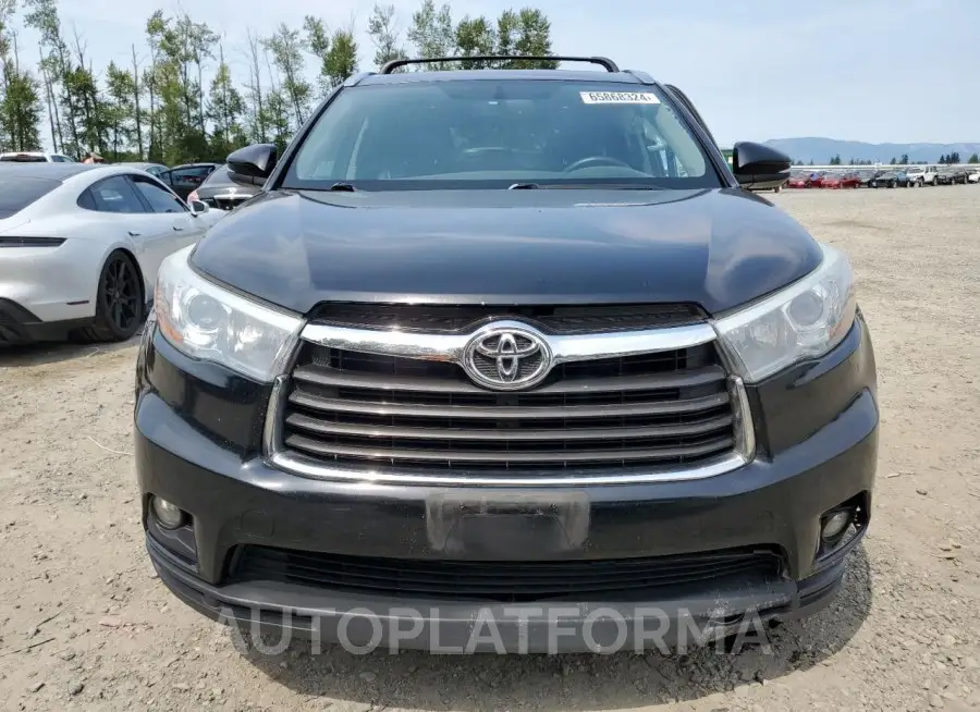 TOYOTA HIGHLANDER 2016 vin 5TDJKRFH0GS293907 from auto auction Copart