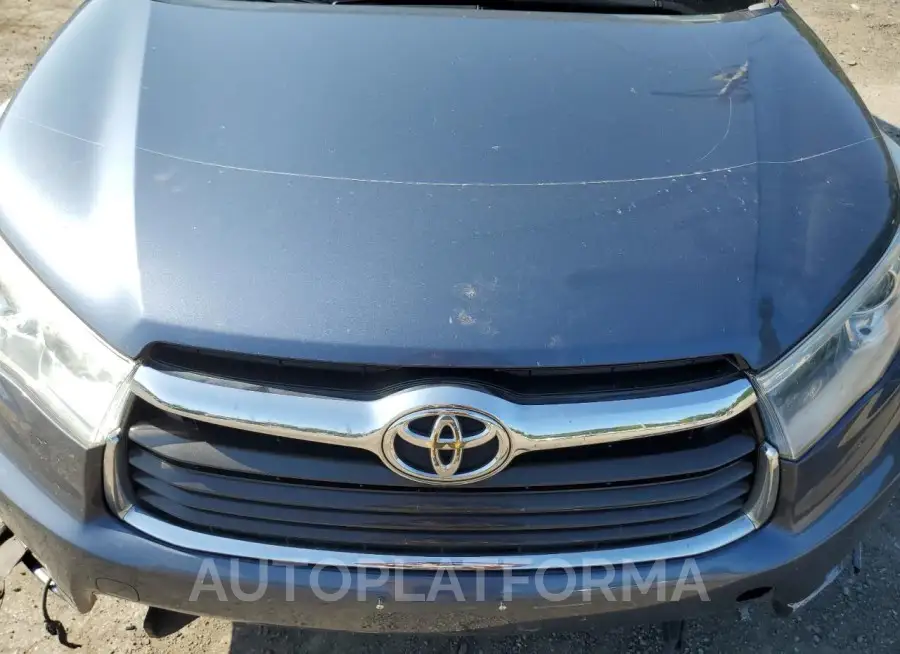 TOYOTA HIGHLANDER 2015 vin 5TDJKRFH1FS079801 from auto auction Copart