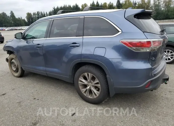 TOYOTA HIGHLANDER 2015 vin 5TDJKRFH4FS220683 from auto auction Copart