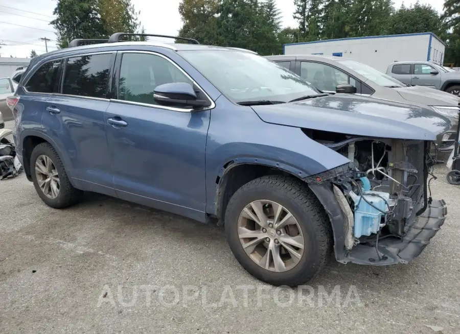 TOYOTA HIGHLANDER 2015 vin 5TDJKRFH4FS220683 from auto auction Copart