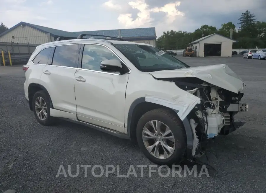 TOYOTA HIGHLANDER 2015 vin 5TDJKRFH5FS131849 from auto auction Copart