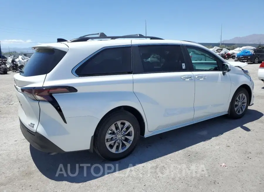 TOYOTA SIENNA XLE 2024 vin 5TDJRKEC6RS192236 from auto auction Copart