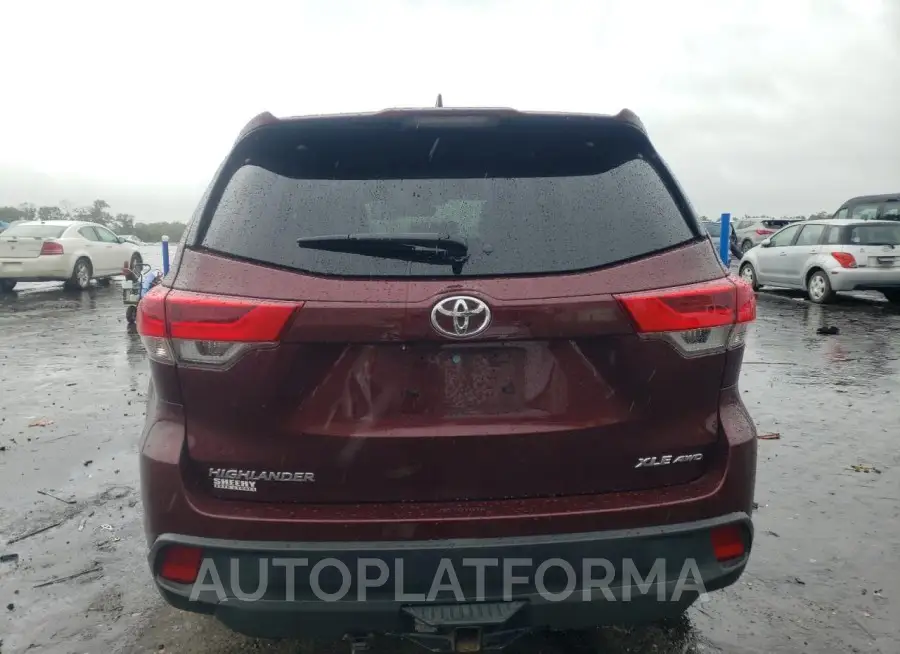 TOYOTA HIGHLANDER 2017 vin 5TDJZRFH1HS403246 from auto auction Copart