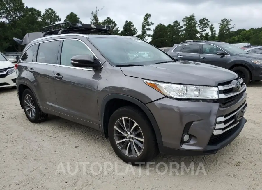 TOYOTA HIGHLANDER 2018 vin 5TDJZRFH1JS544369 from auto auction Copart