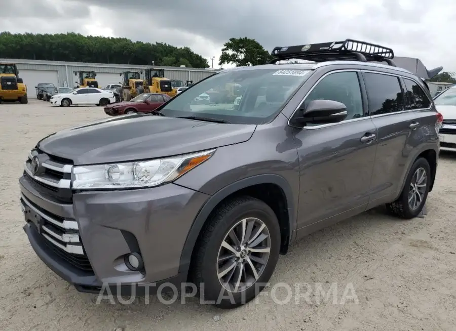 TOYOTA HIGHLANDER 2018 vin 5TDJZRFH1JS544369 from auto auction Copart