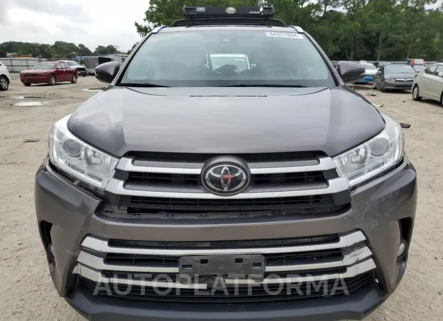 TOYOTA HIGHLANDER 2018 vin 5TDJZRFH1JS544369 from auto auction Copart