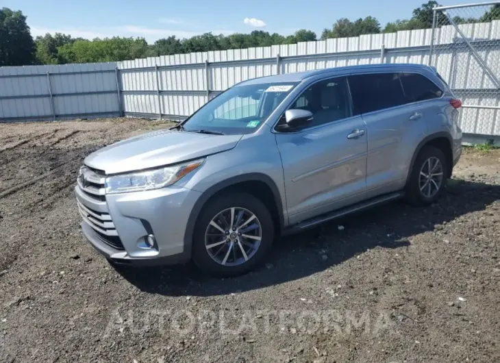 TOYOTA HIGHLANDER 2018 vin 5TDJZRFH6JS530564 from auto auction Copart