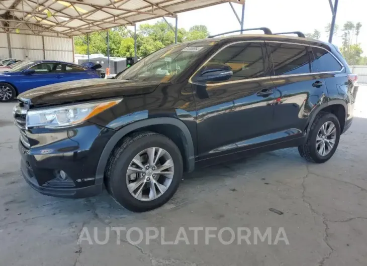 TOYOTA HIGHLANDER 2015 vin 5TDKKRFH9FS056562 from auto auction Copart