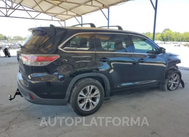 TOYOTA HIGHLANDER 2015 vin 5TDKKRFH9FS056562 from auto auction Copart