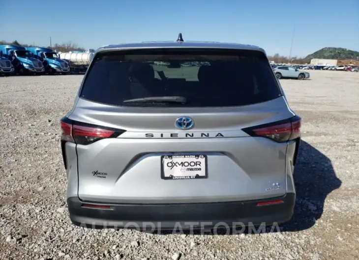 TOYOTA SIENNA LE 2021 vin 5TDKRKEC7MS042200 from auto auction Copart