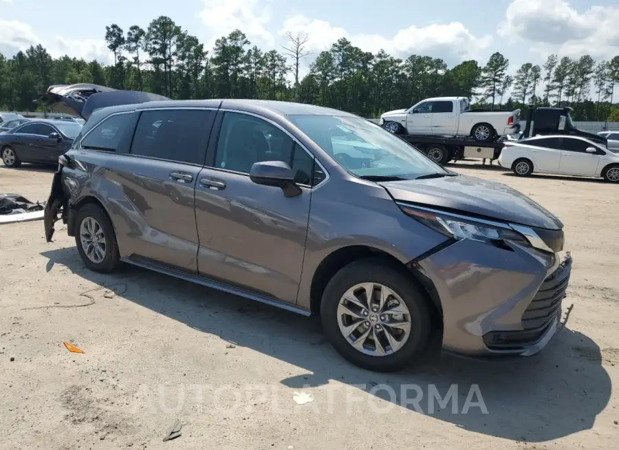 TOYOTA SIENNA LE 2022 vin 5TDKRKECXNS075922 from auto auction Copart