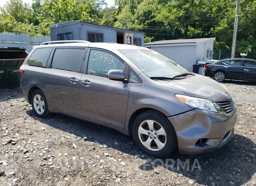 TOYOTA SIENNA LE 2017 vin 5TDKZ3DC2HS770746 from auto auction Copart