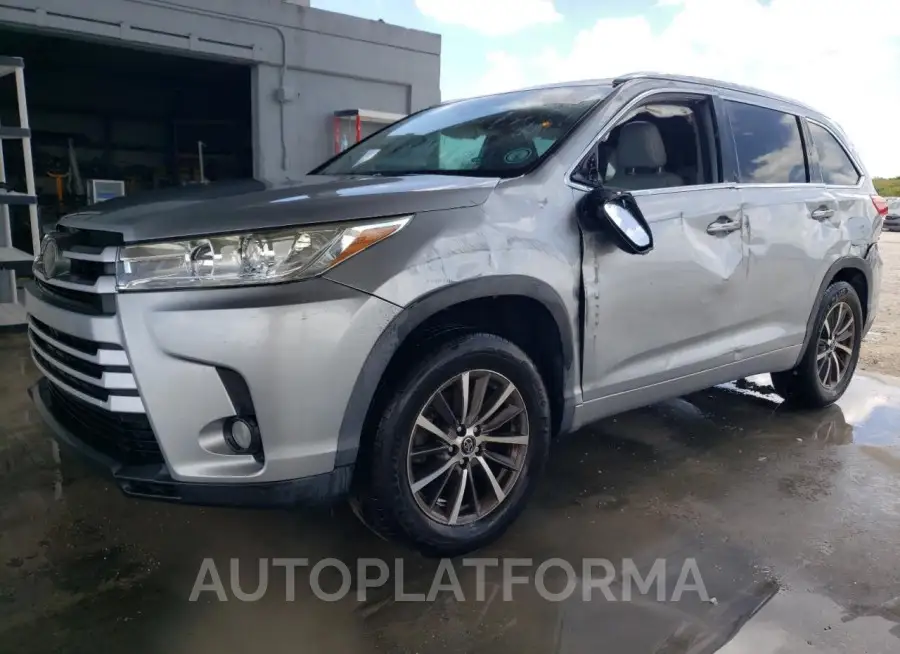 TOYOTA HIGHLANDER 2018 vin 5TDKZRFH3JS259869 from auto auction Copart